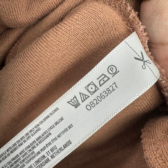 Free People Free-Est - Raven Pullover Hoodie Sweatshirt Otter Brown Size S NWOT - Picture 10 of 12